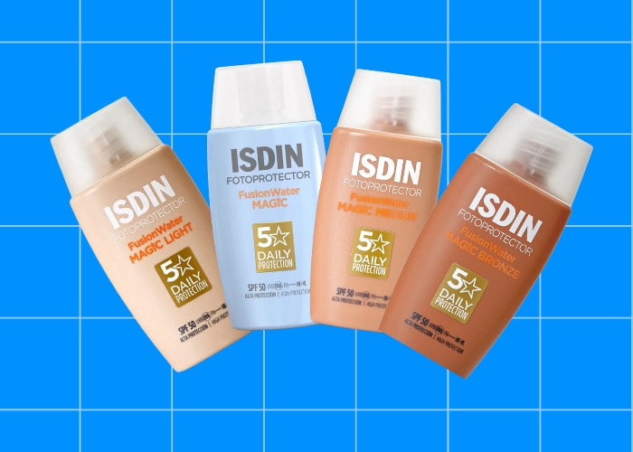 Isdin Fusion Water Magic con variedad de tonos 